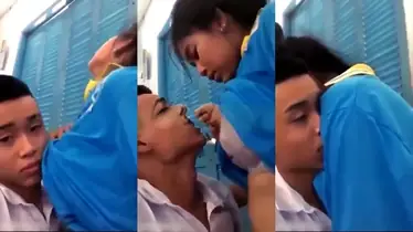 Pelajar SMP Ngenyot Nenen Kelas